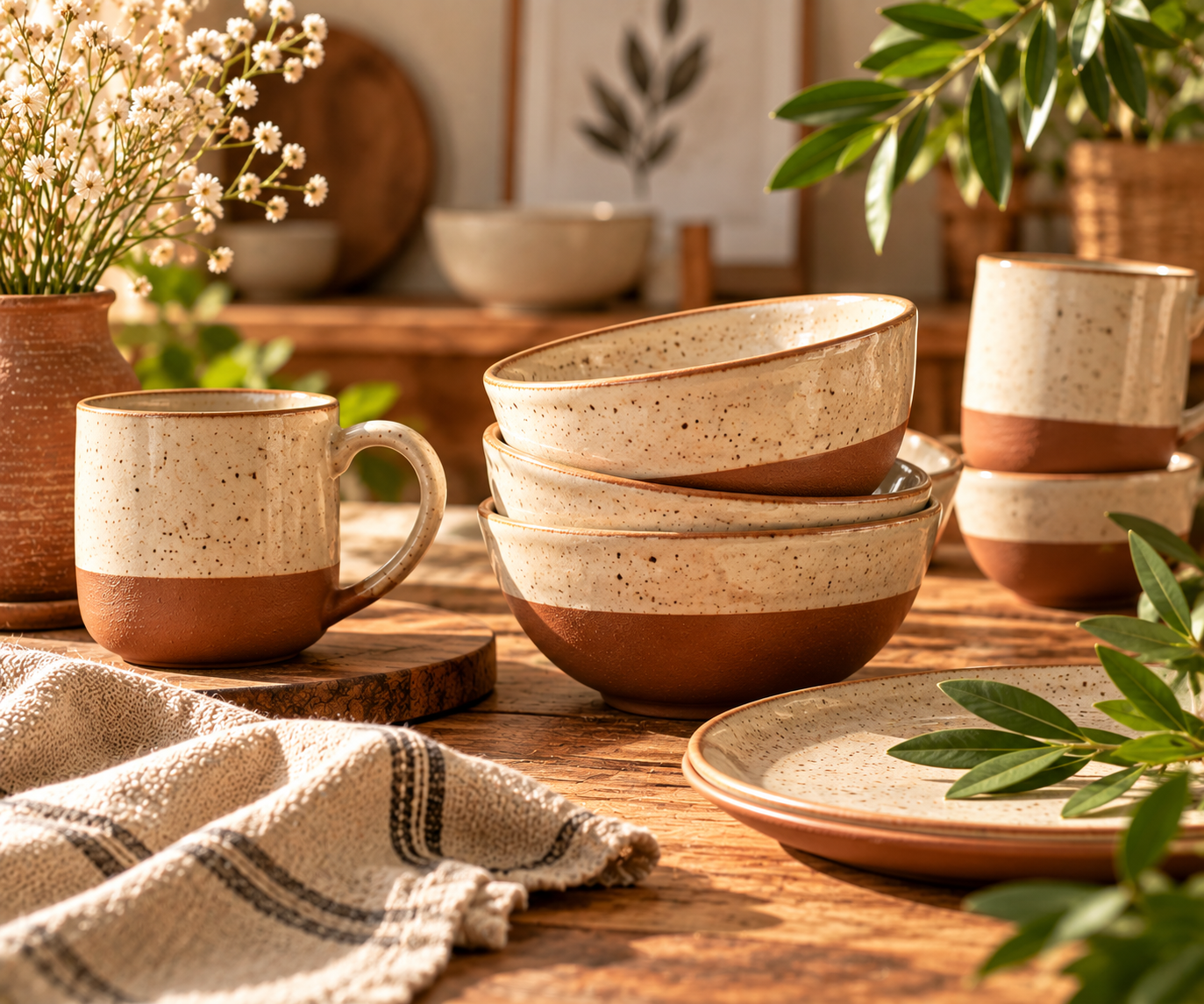 HomeClay ceramic tableware